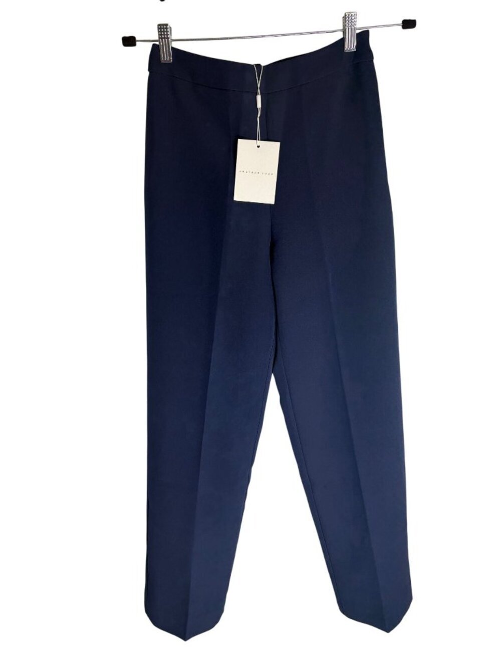 NWT Endless Rose Anthropologie Side Zip Suit Trousers Navy-sz XS